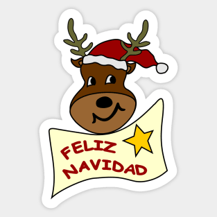 Reno con Espiritu Navideño Sticker